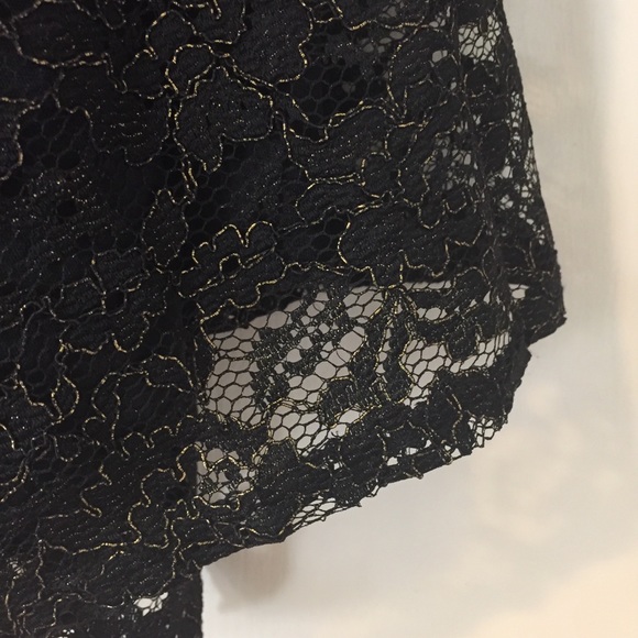 Francesca’s Top Off the Shoulder Open Back Lace L - Picture 3 of 8